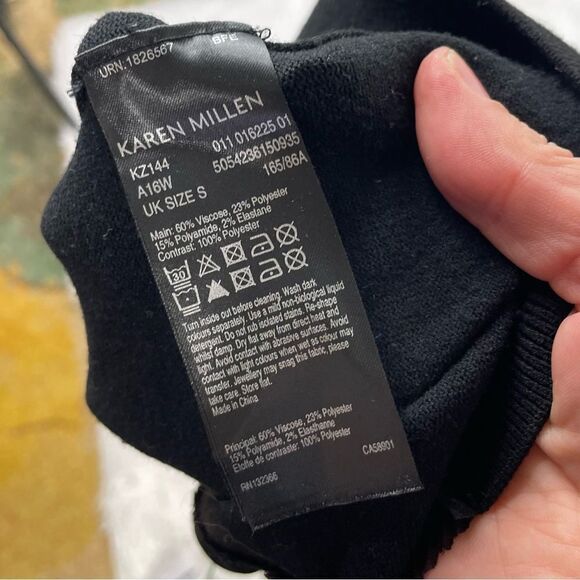 Karen Millen Chiffon Open Back High Low Sweater - Picture 10 of 10